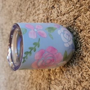 Floral Stainless Steel Insulated Wine Tumbler